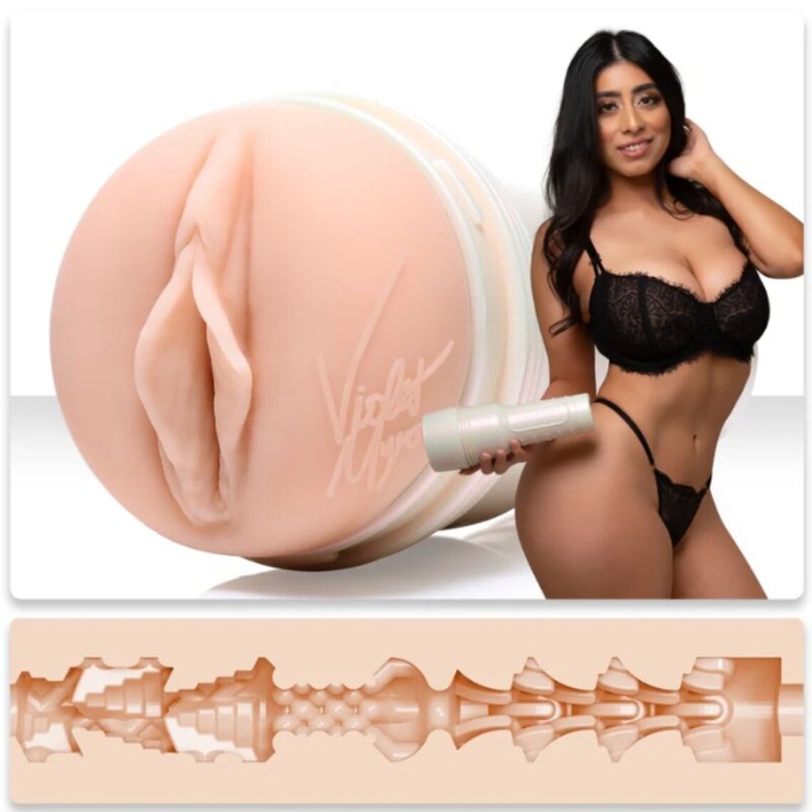 Fleshlight girls violet myers waifu | Masturbator vagina