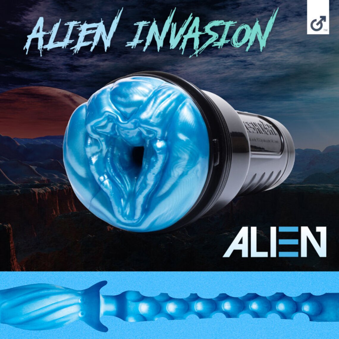 fleshlight alien male masturbator Fleshlight Alien Freaks Blue Male Masturbator main image 1